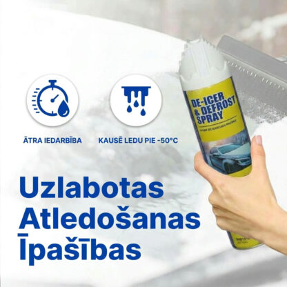 IceDeFro™ ledus un salnas atkausēšanas aerosols (450 ml)