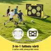 SoccerShot™ bērnu futbola vārti ar mērķi