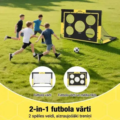 SoccerShot™ bērnu futbola vārti ar mērķi