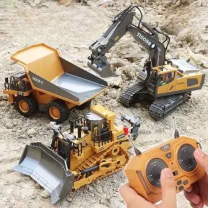 PowerCrew™ elektriska tālvadības celtniecības mašīna
