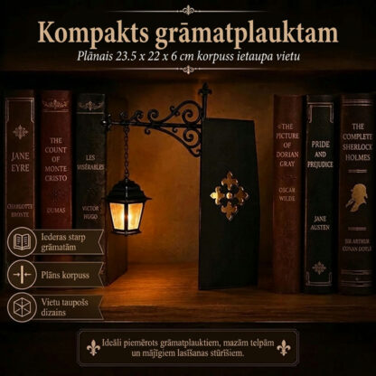 ShelfWisp™ grāmatu plaukta spoku laterna – 2 gab.