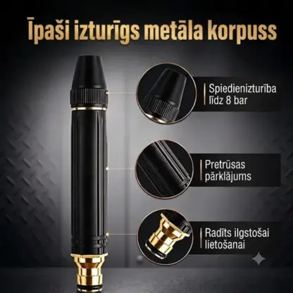 HydroMax™ universāls augstspiediena uzgalis (komplekts)