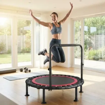 BouncePro™ salokāms batuts ar regulējamu rokturi