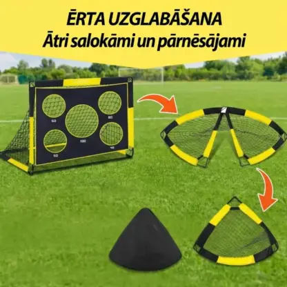 SoccerShot™ bērnu futbola vārti ar mērķi-middle