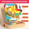 GeoMag™ ģeometrisks magnētisks koka puzles komplekts-middle