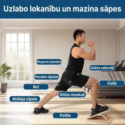 AnkleForge™ regulējams slīps treniņu dēlis-middle