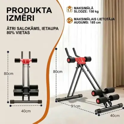 AbFlex™ vēdera preses treniņu trenažieris-middle