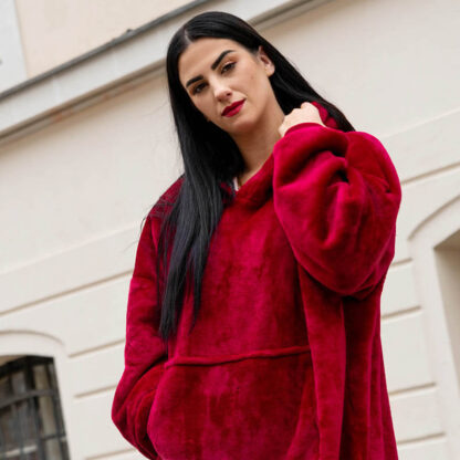 Fleece deken met mouwen SnugHug