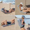 BECHAIR™ składane tapicerowane oparcie plażowe