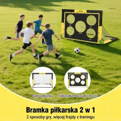 SoccerShot™ dziecięca bramka piłkarska z tarczą