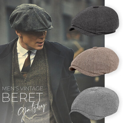 Męski klasyczny beret Gatsby