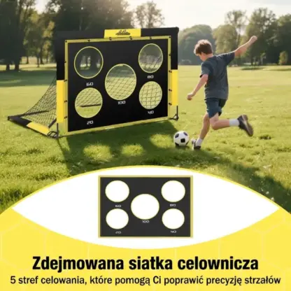 SoccerShot™ dziecięca bramka piłkarska z tarczą