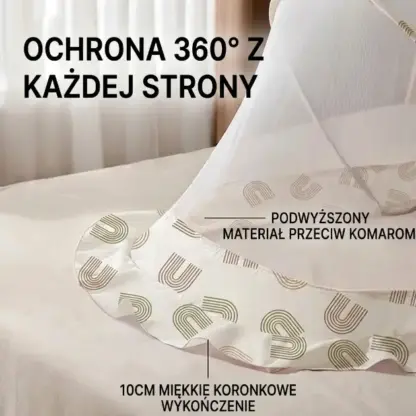 ItchyBarrier™ składana moskitiera dla niemowląt