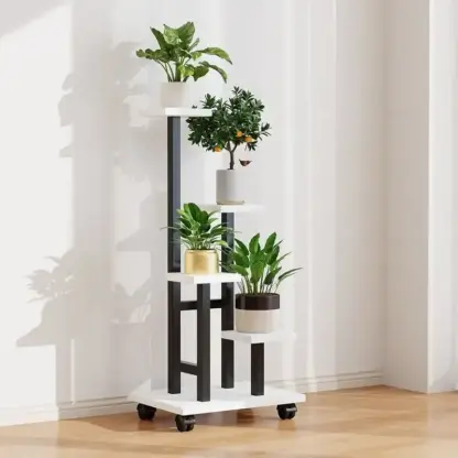 BloomNest™ czteropoziomowy mobilny stojak na rośliny