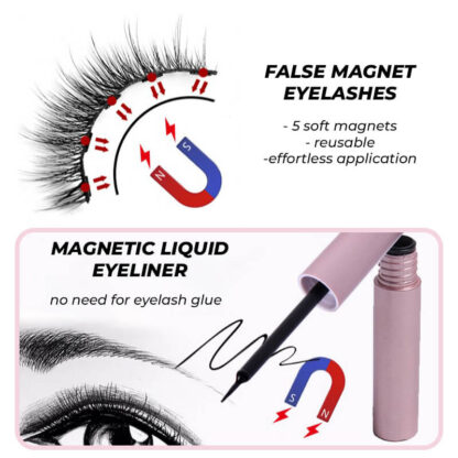 Magnetyczny eyeliner i rzęsy Lashy