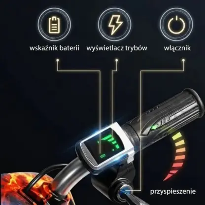 DriftMax™ elektryczny 3-kołowy kart driftowy