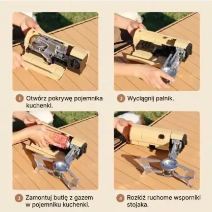 FlameGo™ przenośna składana kuchenka gazowa