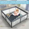 NestPlay™ składany kojec dla dziecka (127 x 127 cm)