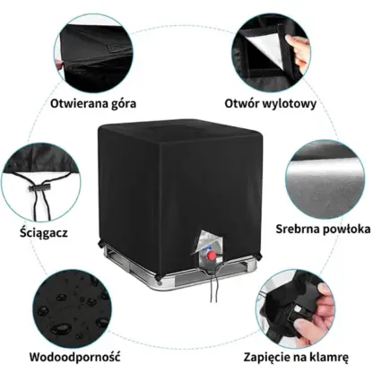 TankGuard™ pokrowiec ochronny na zbiornik IBC na wodę
