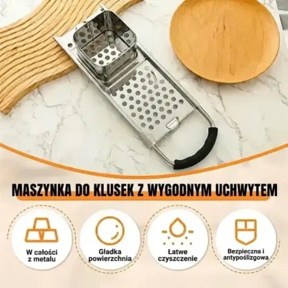 SpaetzlePro™ praska do szpecli ze stali nierdzewnej
