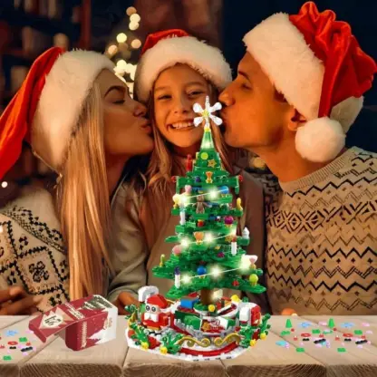 MerryGlow™ kalendarz adwentowy – zestaw do składania choinki LED
