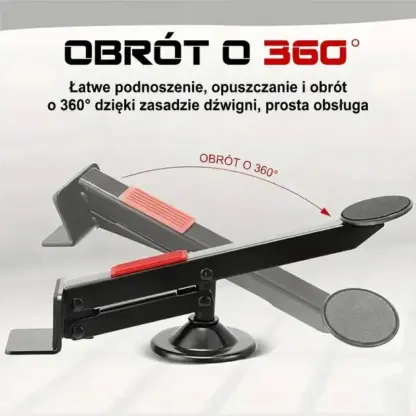 SwiftLift™ obrotowy podnośnik do drzwi i płyt