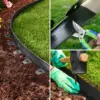 EasyBorder™ plastikowy obrzeże trawnika z gwoździami - 10m