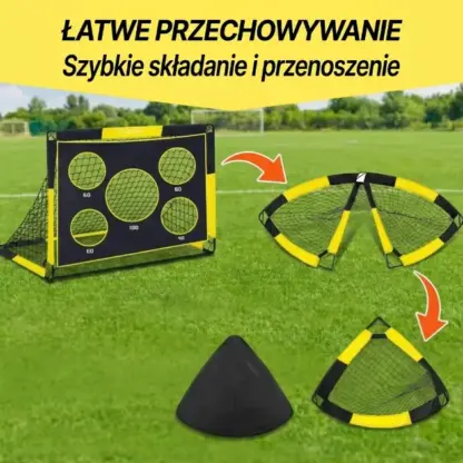 SoccerShot™ dziecięca bramka piłkarska z tarczą