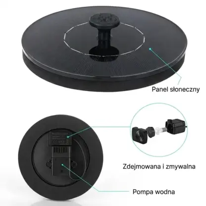 SunStream™ Fontanna solarna-middle