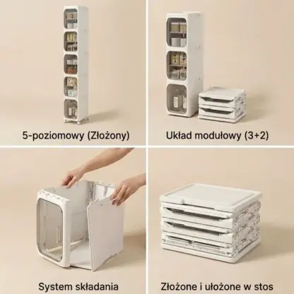 5-poziomowa regał do przechowywania GapStack™-middle