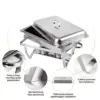 BuffetPro™ podgrzewacz do potraw z dwoma przegrodami-middle