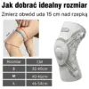 Athlexa™ regulowane pokrętłem kompresyjne stabilizatory kolan – 2 sztuk-middle