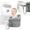 ClipMunch™ scaun de luat masa pentru bebeluși, cu prindere pe masă și tăviță