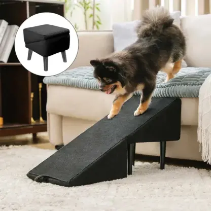 PawStep™ 2 în 1 otoman și rampă pentru câini