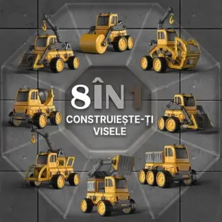 MagnaFleet™ 8 în 1 cutie de asamblare cu plăci magnetice