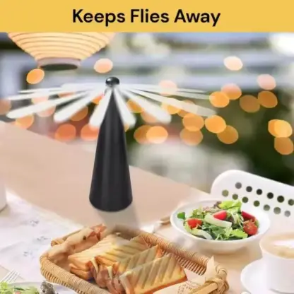 FlyAway™ Fly Repellent Ventilator de masă - pachet de 2