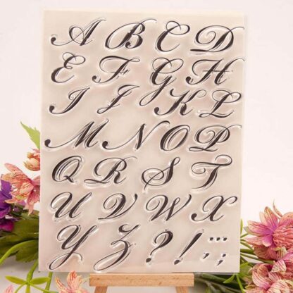 Set de ștampile alfabet pentru decorarea torturilor