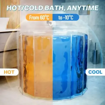 FoldTub™ Cadă Pliabilă Portabilă Izolată