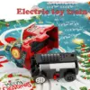 MerryRail™ Pistă puzzle de Crăciun cu tren electric - 25 buc