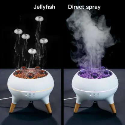 JellyMist™ difuzor LED și umidificator de aer cu design de meduză