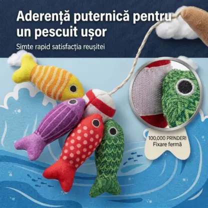 HookaPlay™ joc Montessori de pescuit și sortare pentru micuți