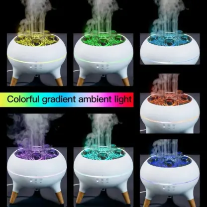 JellyMist™ difuzor LED și umidificator de aer cu design de meduză