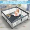 NestPlay™ țarc de joacă pliabil pentru bebeluși (127 x 127 cm)
