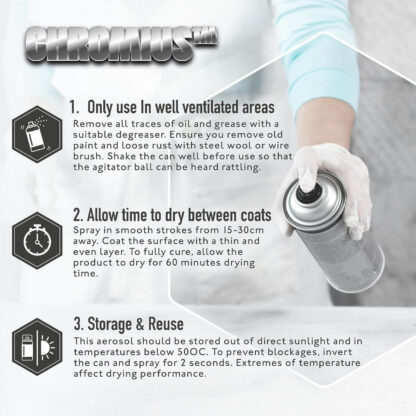 Vopsea cromată spray CHROMIUS™