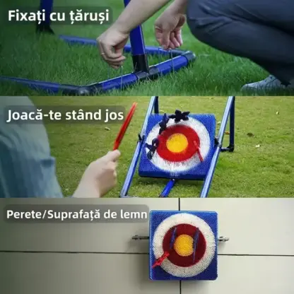 AimStrike™ joc de aruncat cu topor și șuriken pentru copii