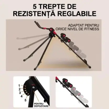 AbFlex™ aparat de fitness pentru abdomen