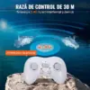 JawHunter™ jucărie cu telecomandă rechin alb