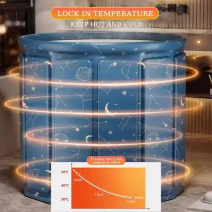 FoldTub™ Cadă Pliabilă Portabilă Izolată