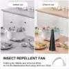 FlyAway™ Fly Repellent Ventilator de masă - pachet de 2