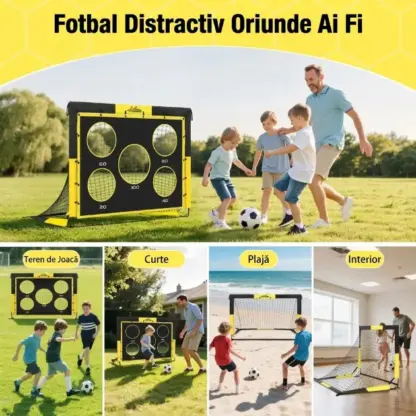 SoccerShot™ poartă de fotbal pentru copii cu țintă